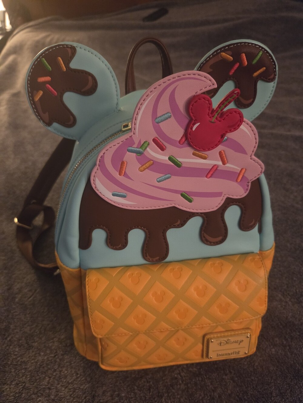 Loungefly Mickey Mouse Sundae Mini Backpack
